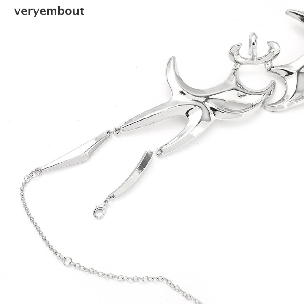 1 Mặt Nạ Rỗng Màu Bạc Phong Cách Gothic Thời Trang