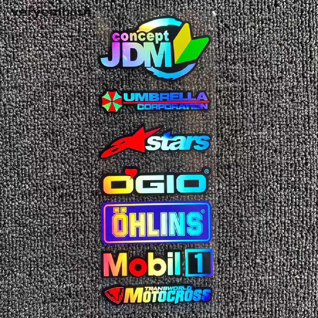 Miếng Dán Laser Chống Thấm Nước Trang Trí Xe Hơi Xe Máy