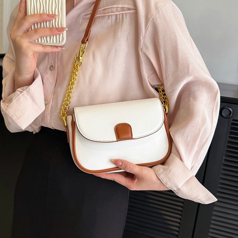 Ielgy Túi Đeo Chéo Vai Có Khóa Vuông Phủ Lông Cao Cấp Có Thể Điều Chỉnh Được Dành Cho Nữ