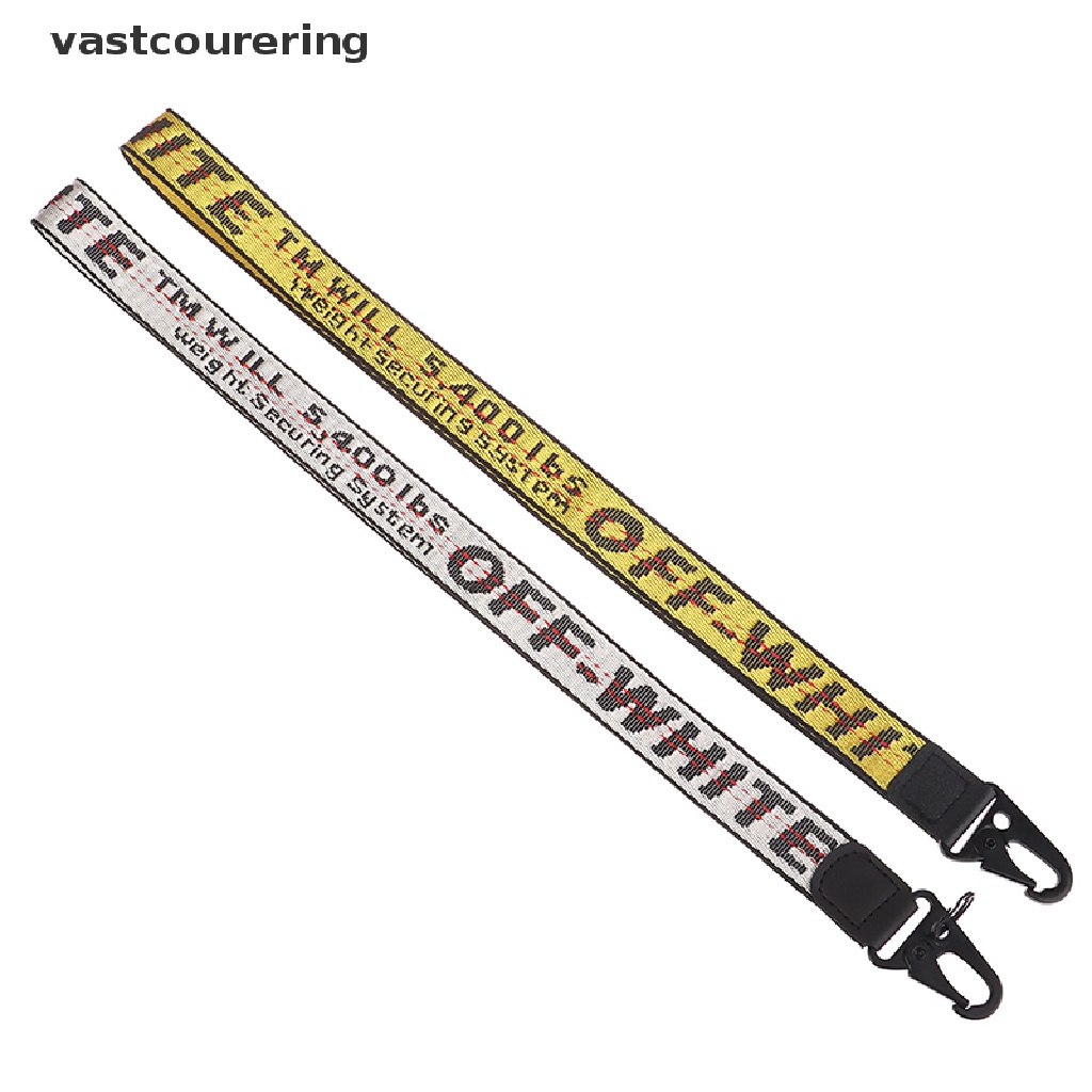 Móc Chìa Khóa Bằng PU Canvas Và Vải Bố Có Dây Đeo Cổ Tay Phong Cách Âu Mỹ