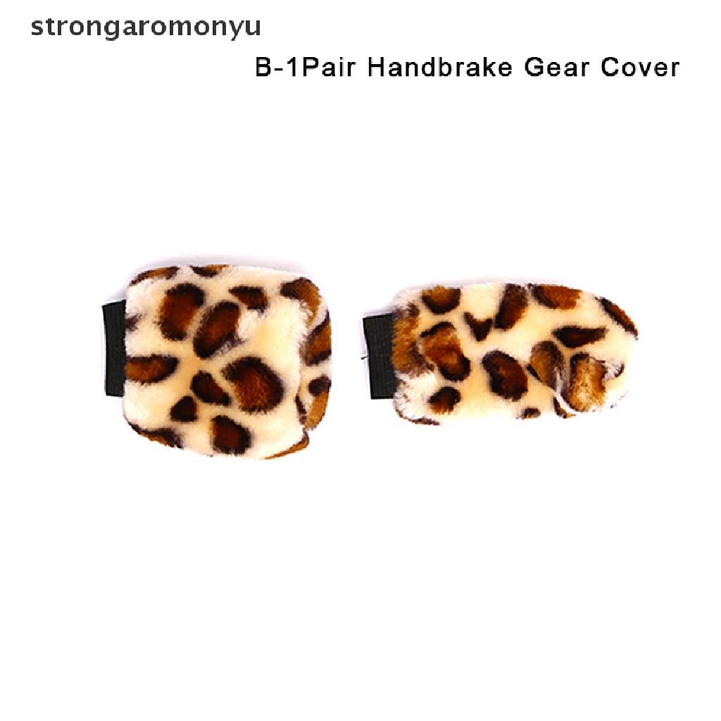 Vỏ Bọc Vô Lăng Xe Hơi Bằng Vải Bông Co Giãn Chống Trượt Họa Tiết Da Báo