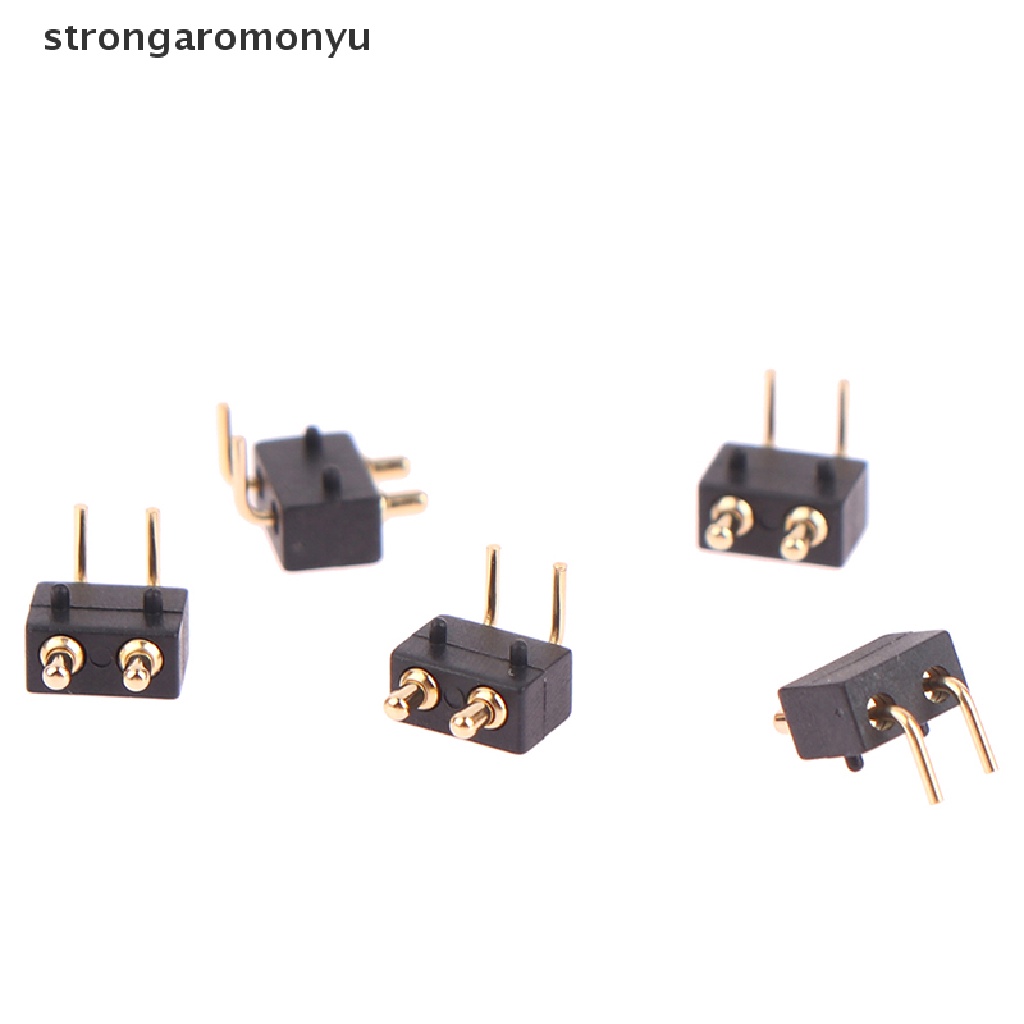 Bộ 5 Đầu Nối Pogo Pin 2 Cực 2.5 Lỗ Chất Lượng Cao
