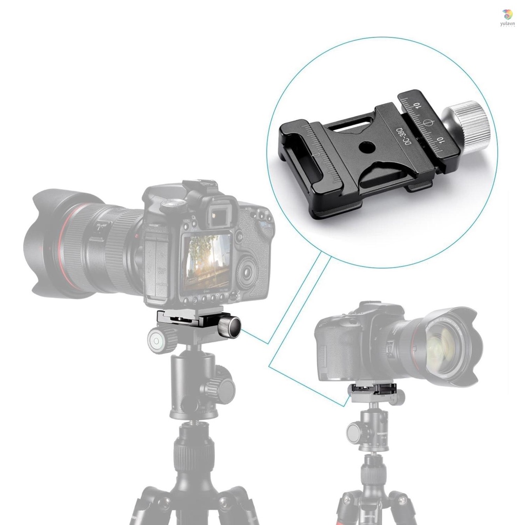 Kẹp Núm Vặn Tháo Lắp Nhanh Bằng Nhôm 38mm Arca-Swiss QR