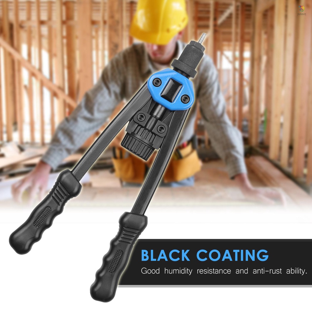 Set 110 Dụng Cụ Đinh Tán Cầm Tay + 100 Đai Ốc Đinh Tán + 7 Khuôn + 3 / M4 / M5 / M6 / M8 / M10 / M12 Và Khuôn Mang Theo Ốp