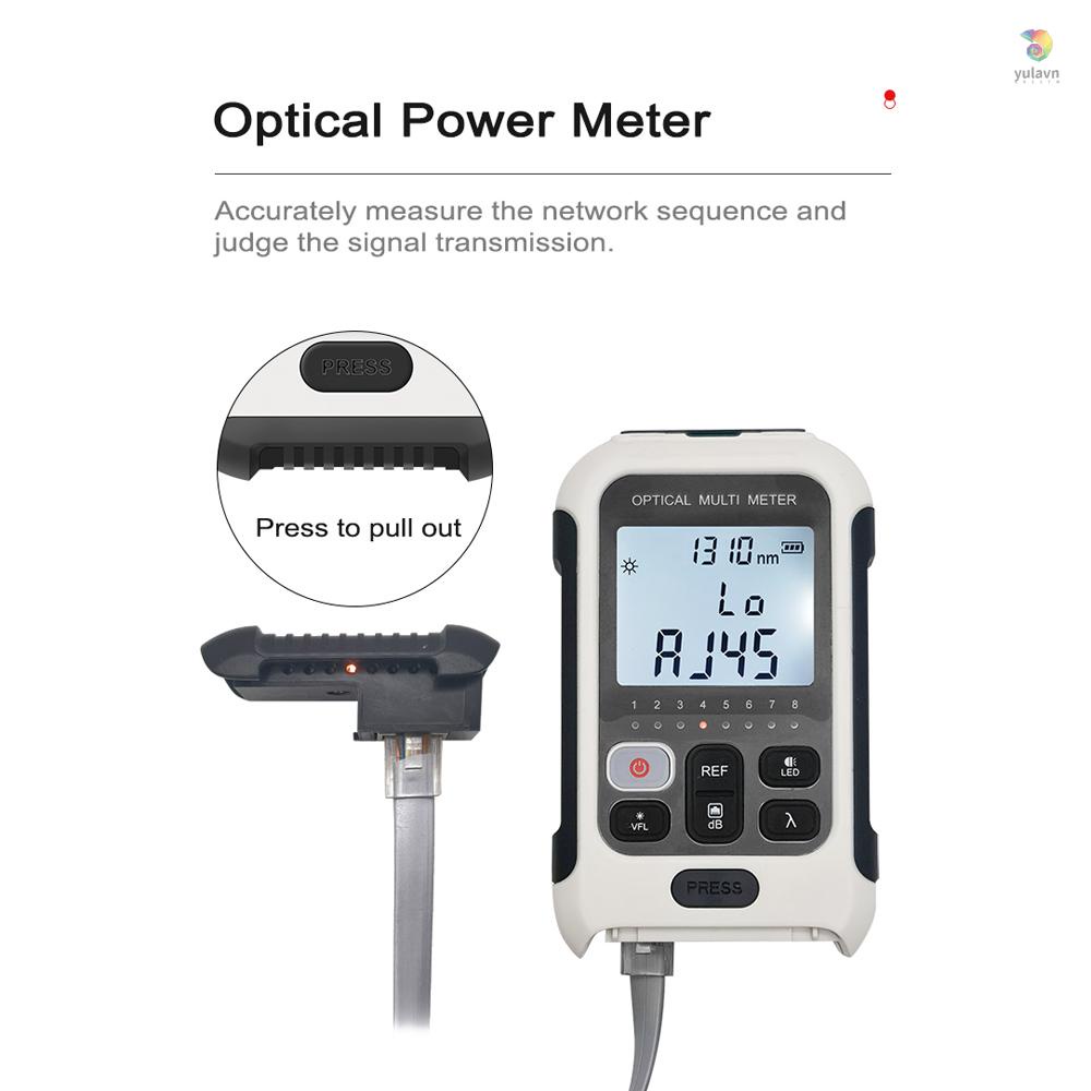 Thiết Bị Kiểm Tra Công Suất Quang Học 3 Trong 1 Độ Chính Xác Cao Có Màn Hình LED
