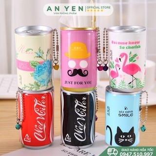 Khăn giấy ướt mini dạng lon hình dễ thương hộp 30 miếng tiện dụng, Lon khăn giấy ướt dạng lon nước nhỏ gọn siêu tiện lợ