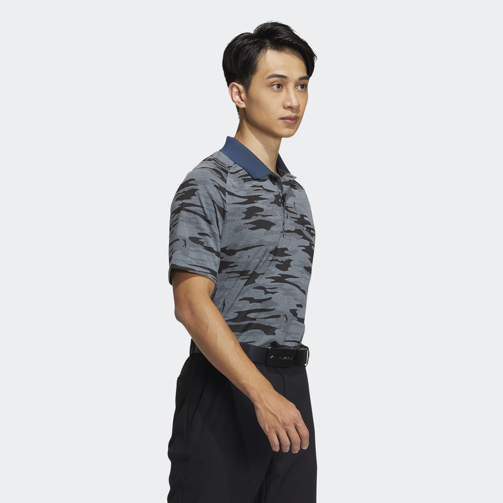 Adidas Đánh gôn Áo Polo Rằn Ri Go-To Nam Màu xanh da trời HG3244