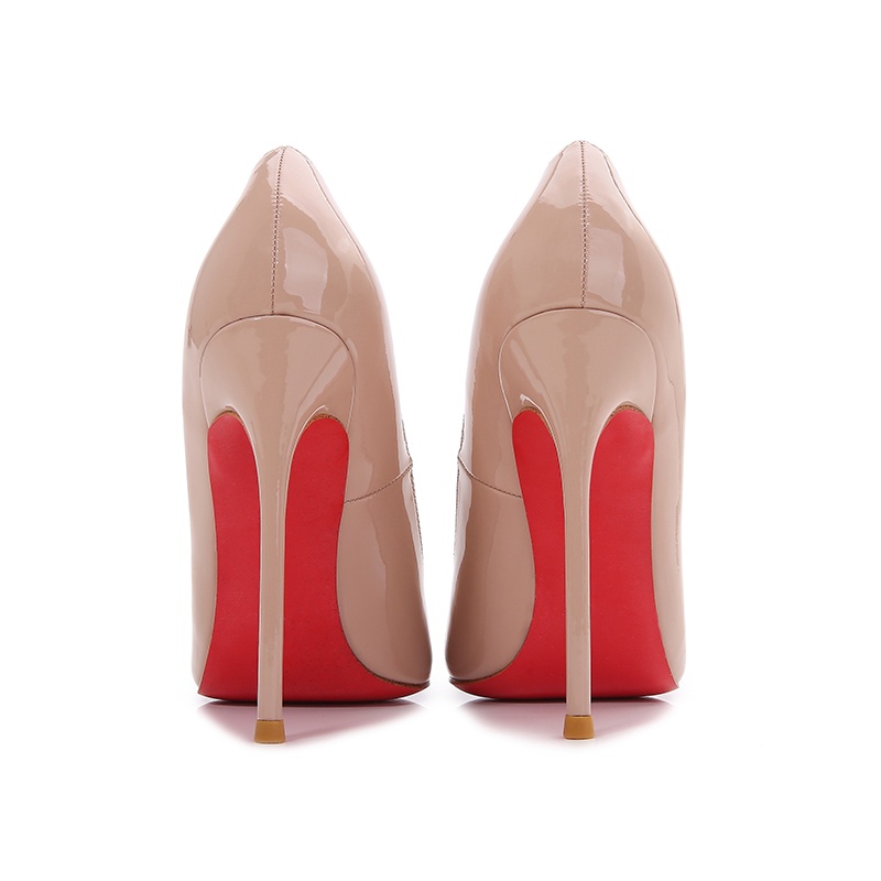 Giày Cao Gót 12cm Mũi Nhọn Chất Liệu Da Cao Cấp Thời Trang Dành Cho Nữ