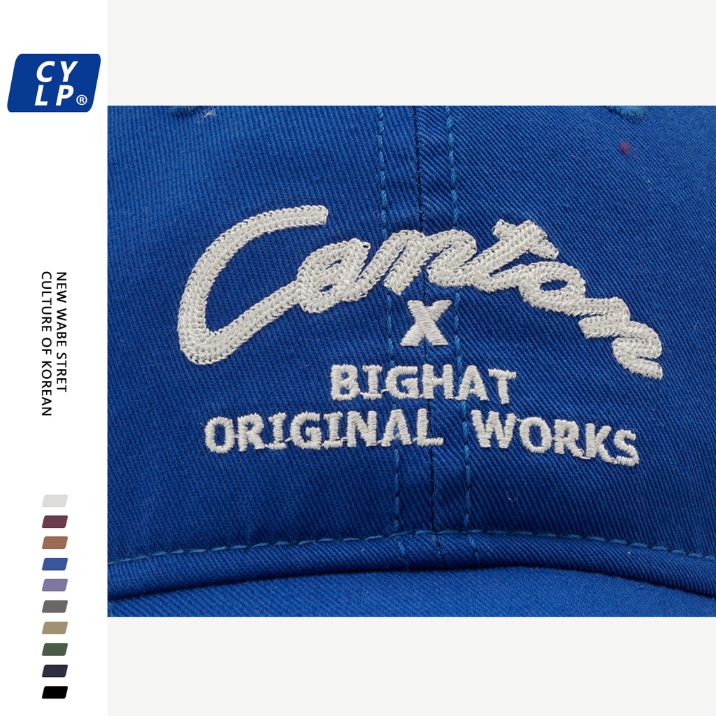 Mũ Lưỡi Trai Thêu Chữ Phong Cách Đường Phố Hàn Quốc Thời Trang