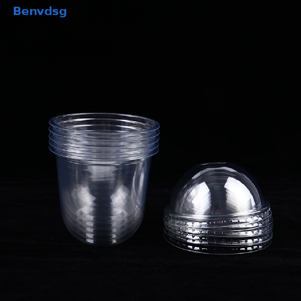 Bộ 12 Cốc Đựng Kem / Món Tráng Miệng 360ml Có Nắp Đậy Tiện Dụng