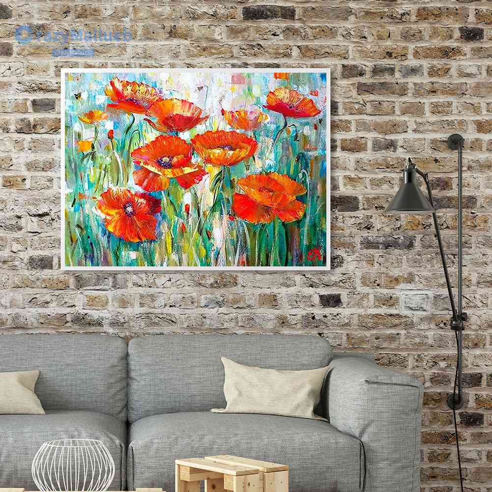 Bộ Tranh Đính Đá 5D Tự Làm Toàn Diện Họa Tiết Hoa Và Cây Cối Nghệ Thuật Bằng Nhựa Resin 2023-Ready