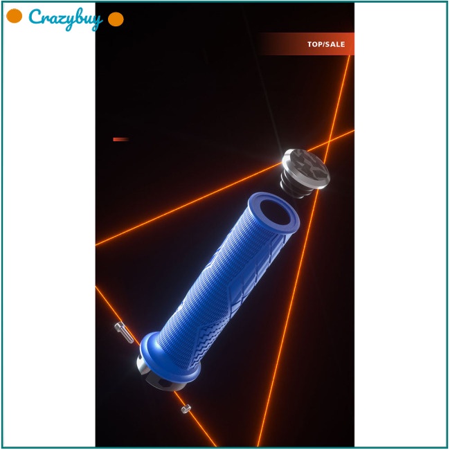 Cr Bọc Tay Lái Xe Đạp Leo Núi Bằng Cao Su Chống Trượt Tiện Dụng