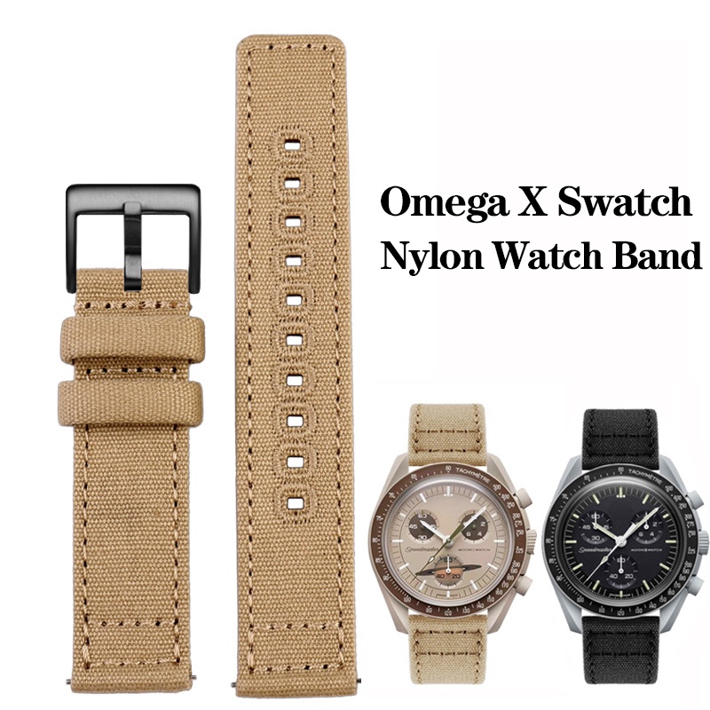 Dây Đeo Nylon 20mm Thay Thế Cho Đồng Hồ Nam Nữ OMEGA Moonwatch