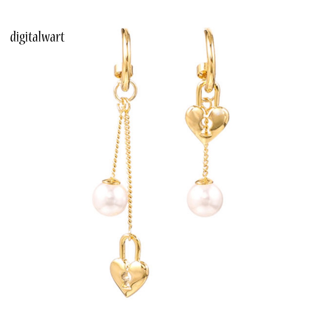 Kỹ Thuật Số| 1 Đôi Bông Tai Hợp Kim Hình Trái Tim Tinh Tế Quyến Rũ Dành Cho Nữ