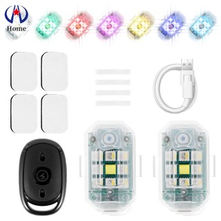 Set 2 đèn led chống va chạm chống thấm nước 7 màu sắc và nhiều chế độ shopskc0513