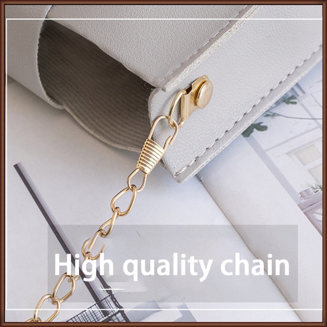 Túi Đeo Chéo Giả Da Phối Màu Tương Phản Với Khóa Nam Châm Thời Trang Cho Nữ