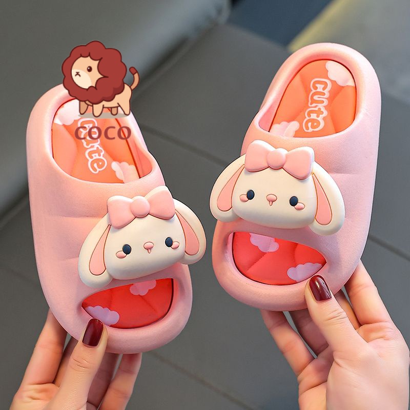 Dép Sandal Công Chúa Đế Mềm Chống Trượt Kích Thước Vừa / Lớn Dễ Thương Dành Cho Bé Gái