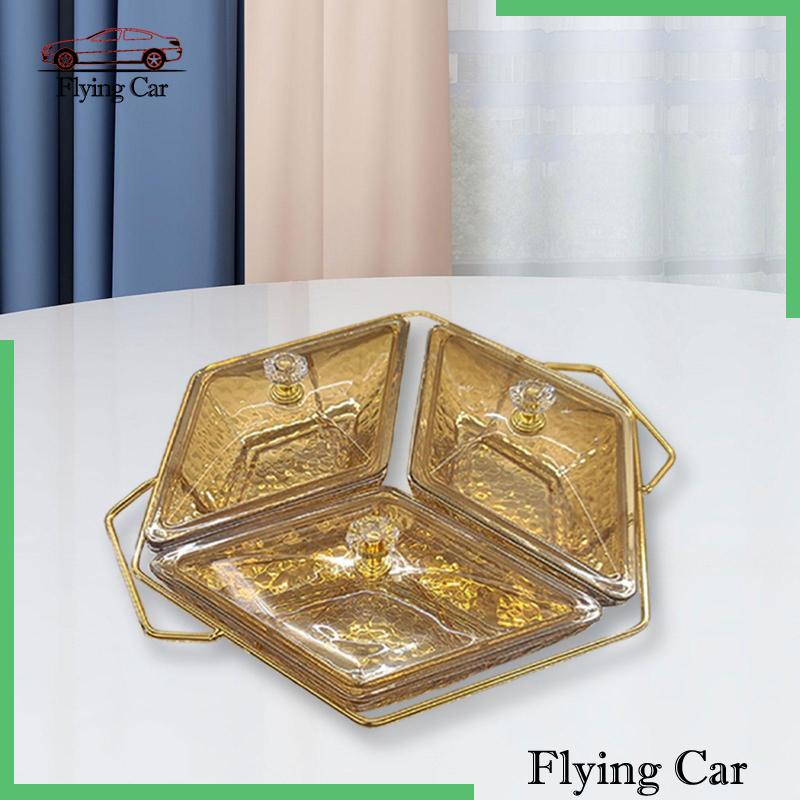 Đĩa Thủy Tinh Đựng Thức Ăn Vặt Đơn Giản Cho Phòng Khách / Tiệc Tùng Lzdjfmy2