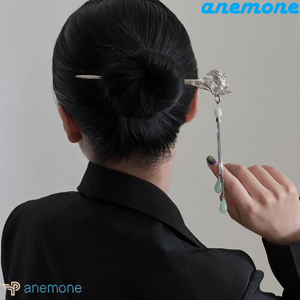 Trâm Cài Tóc Đính Hạt Tua Rua Phong Cách Trung Hoa Cổ Điển Cho Nữ