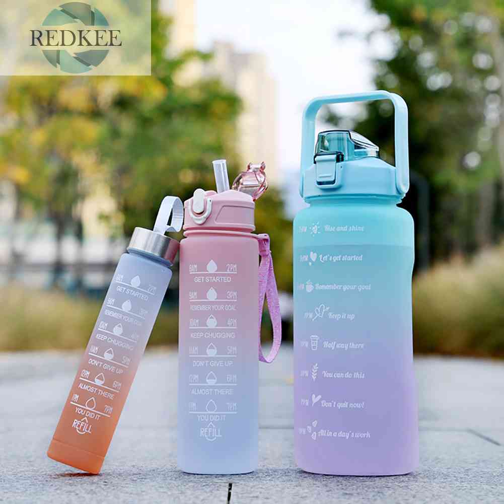 Set 3 Bình Nước Nhựa Có Thể Tái Sử Dụng