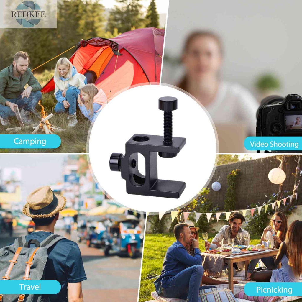 Đèn Kẹp Để Bàn Bằng Hợp Kim Nhôm Cho Cắm Trại