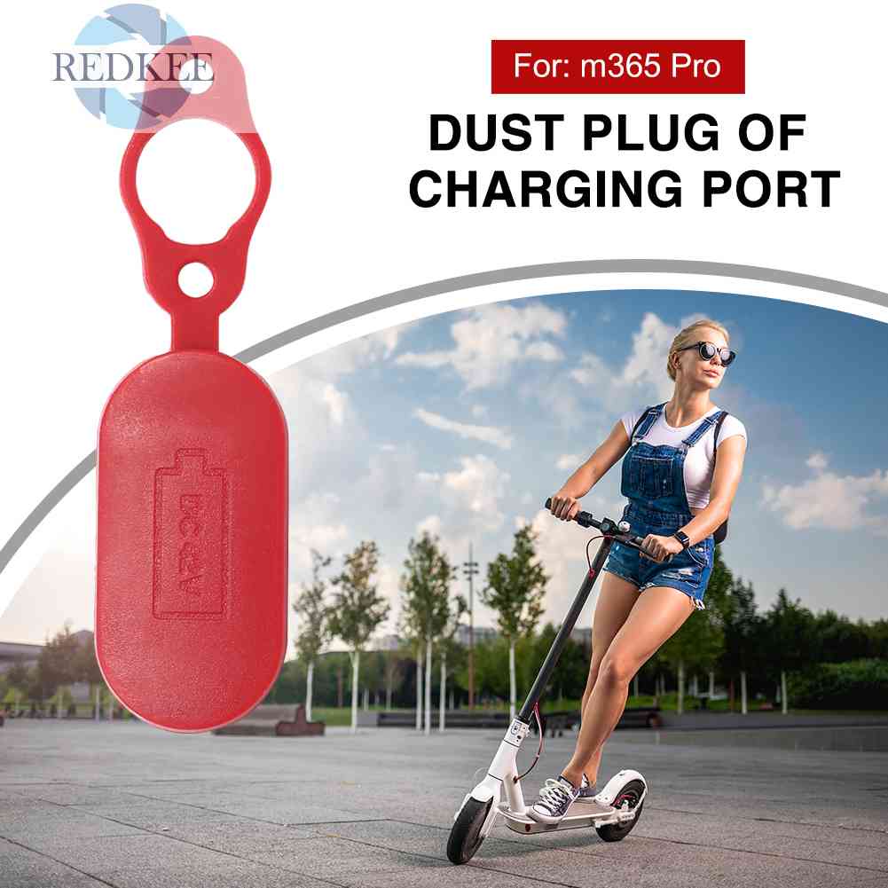 Nút Bịt Cổng Sạc Bằng Silicone Chống Bụi Cho Xe Scooter Điện Xiaomi M365 Pro