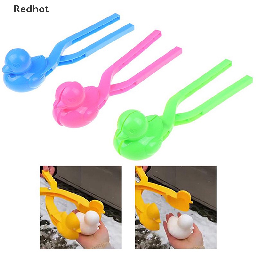 1 Dụng Cụ Kẹp Quả Cầu Tuyết Hình Chú Vịt Vui Nhộn Cho Bé