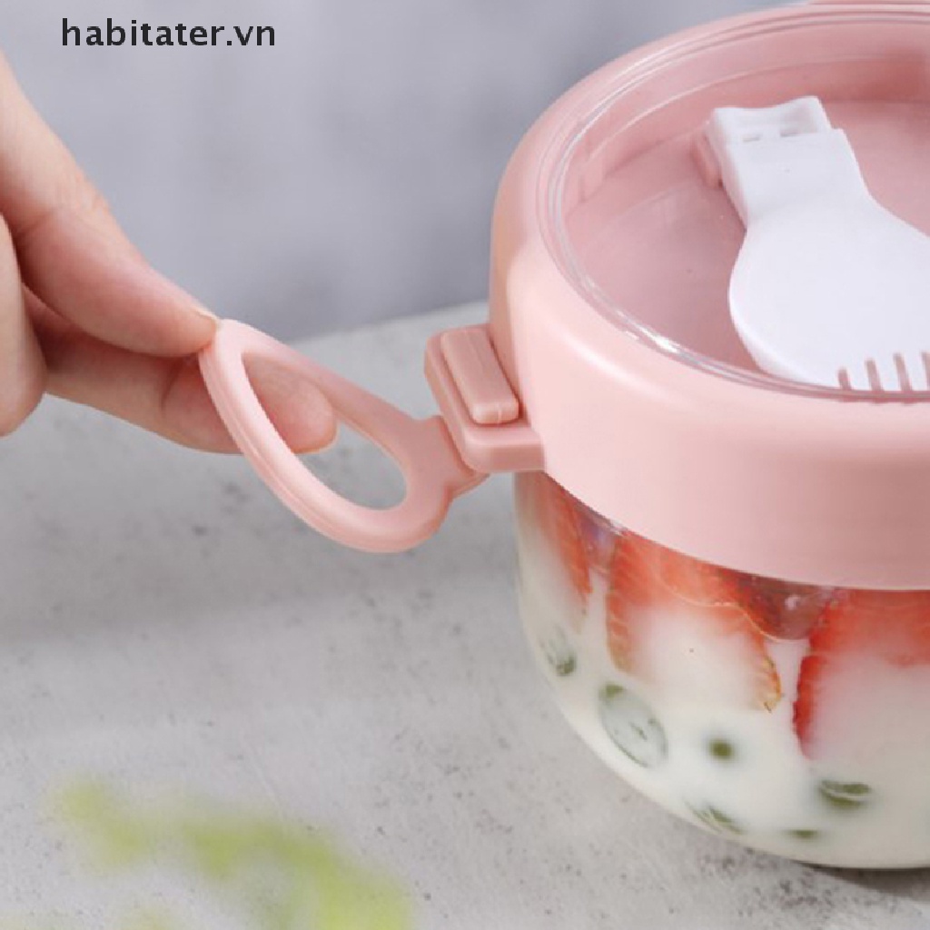 Hũ Đựng Gia Vị Chia Ngăn Kèm Nắp Và Muỗng Tiện Dụng