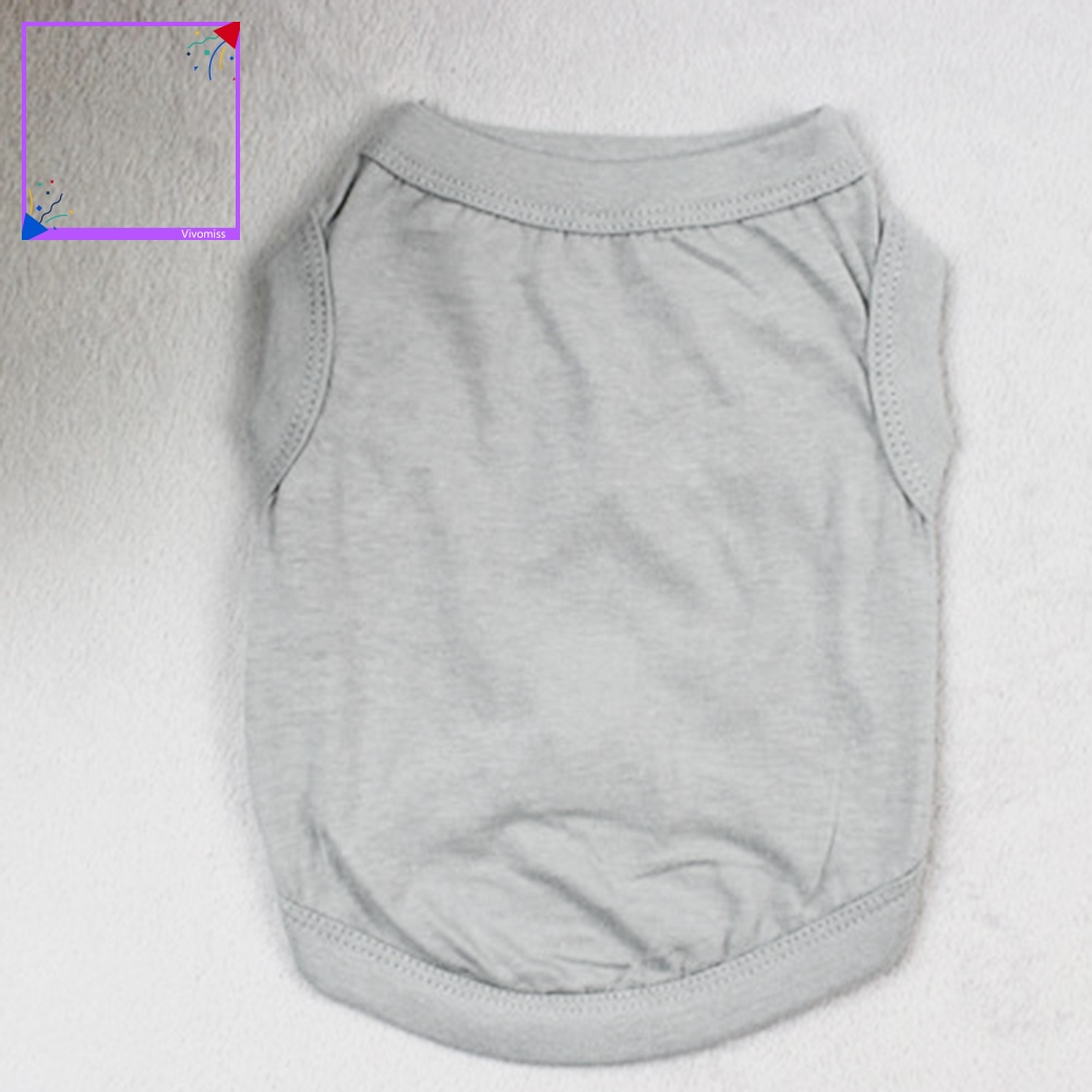 Áo Thun Cotton Size XS-3XL Cho Thú Cưng