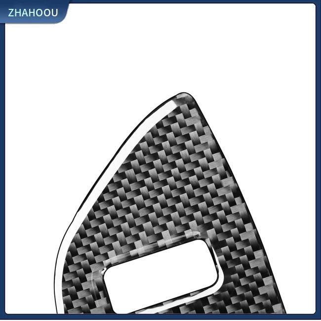 ☃Nhà Cửa☃ Set 4 Miếng Dán Bảng Điều Khiển Nâng Cửa Sổ Xe Hơi Họa Tiết Sợi Carbon Cho Toyota Tundra 2014-2018