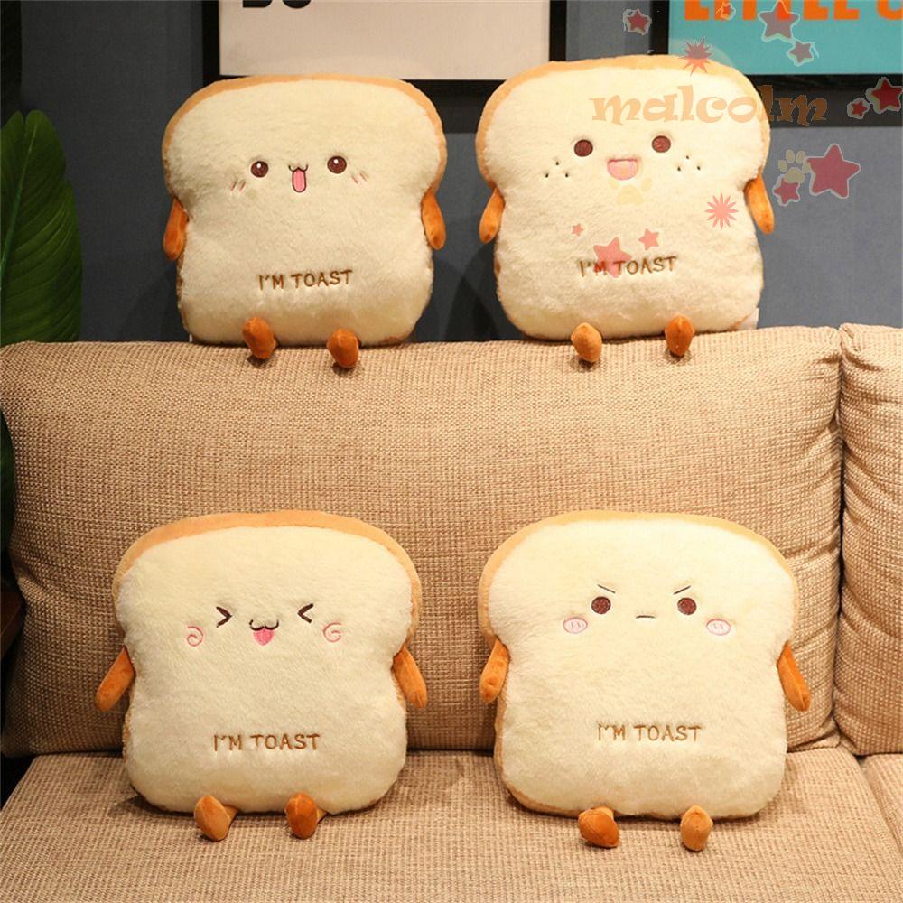 Gối Nhồi Bông Hình Bánh Mì MALCOLM Độc Đáo Dễ Thương