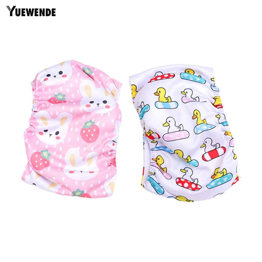 Tã Lót Vệ Sinh Thấm Hút Mạnh In Họa Tiết Thỏ Hoạt Hình Dễ Thương Có Thể Giặt Sạch Cho Cún Cưng