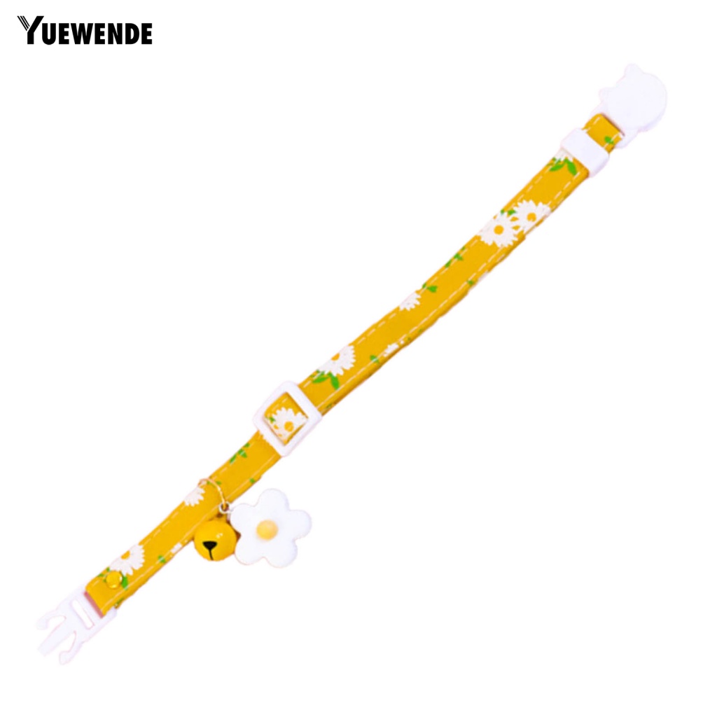 Ye.b Vòng Cổ Thủ Công Mịn Màng Có Chuông Sành Điệu Dành Cho Chó Mèo