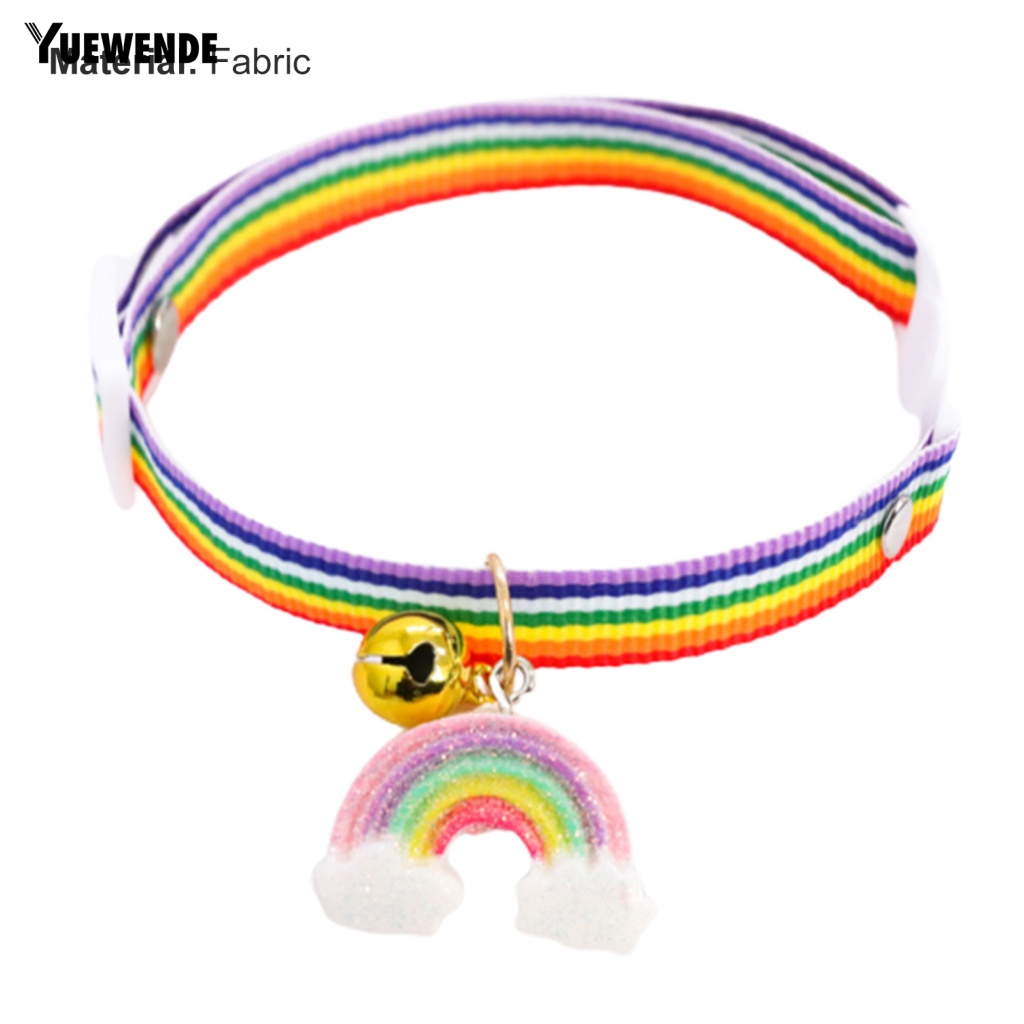 Ye.b Vòng Cổ Bằng Vải In Hình Chuông Mặc Hàng Ngày Cho Thú Cưng