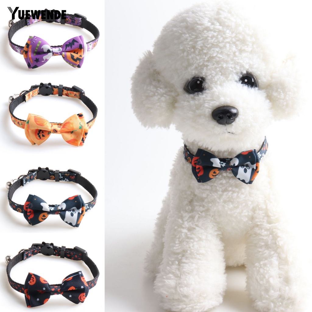 Vòng Cổ Họa Tiết Hoạt Hình Đáng Yêu Có Chuông Bắt Mắt Cho Thú Cưng