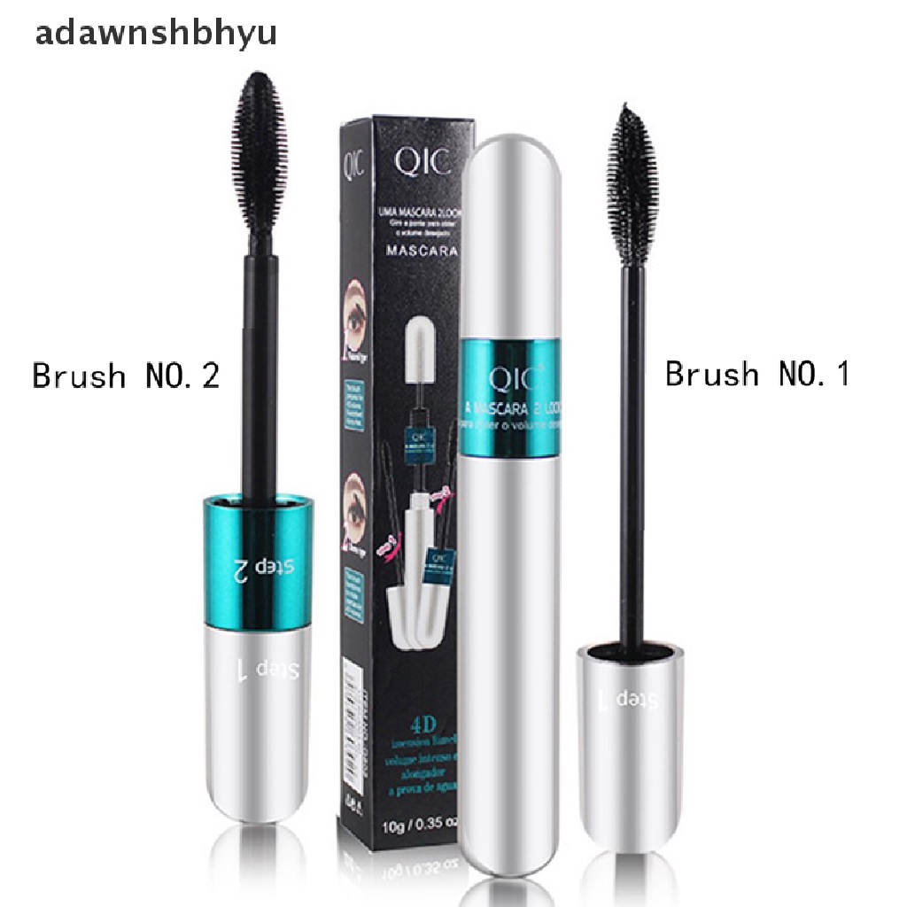 1 Mascara Sợi Tơ 4D QIC 2 Trong 1 Chống Nước Làm Dài Mi Hiệu Quả VN