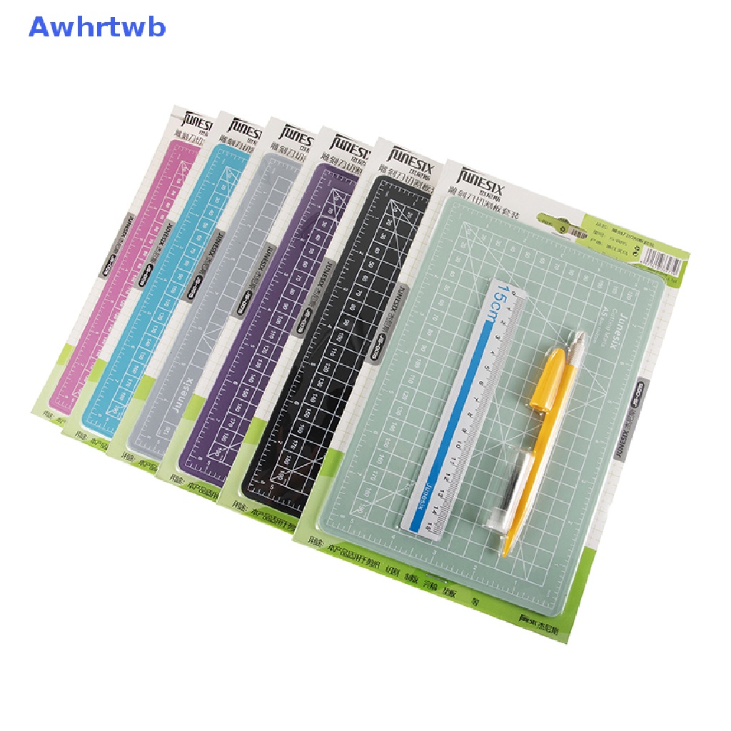 Bộ 3 Tấm Lót Cắt Giấy A5 Tiện Dụng Cho Làm Thủ Công Diy Mới