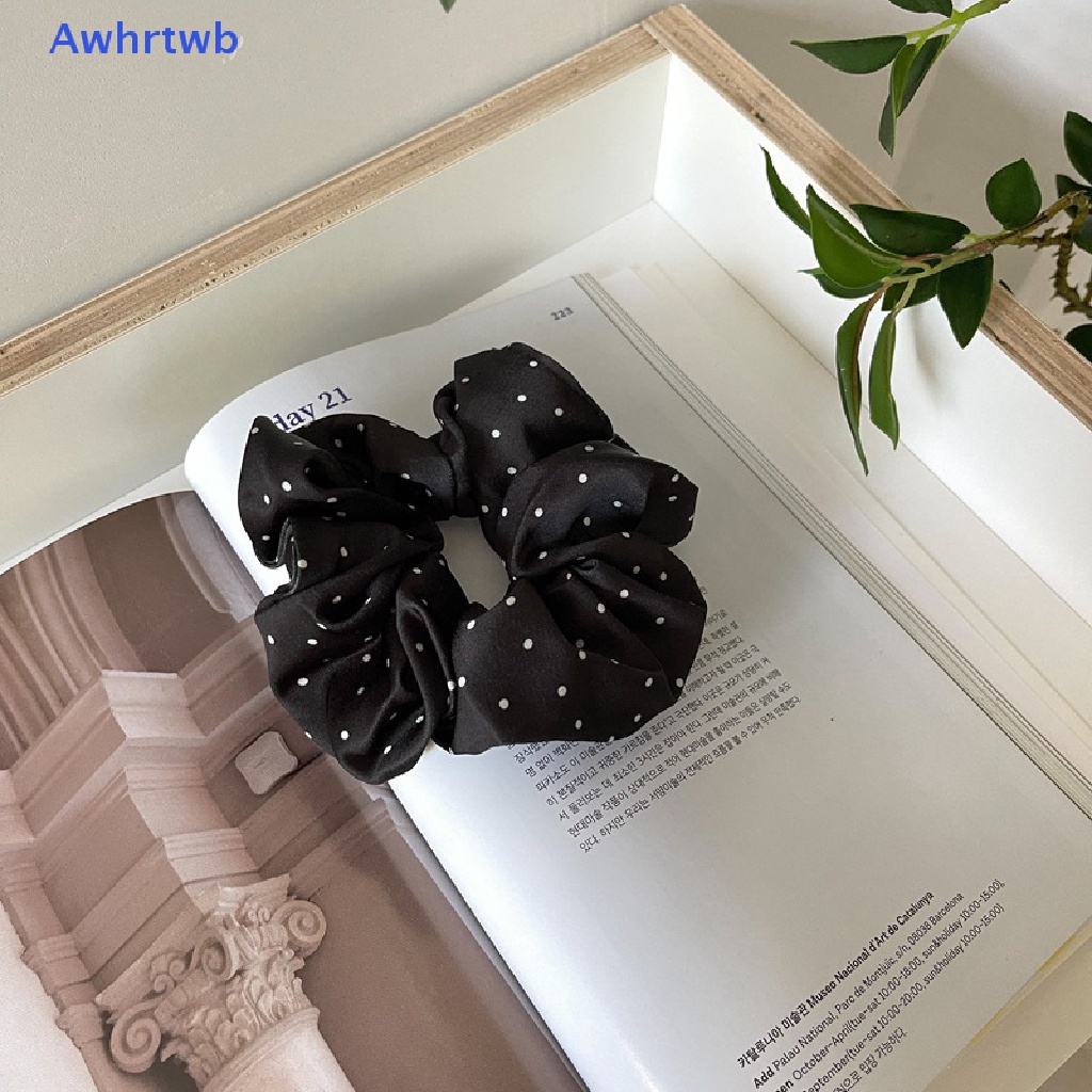 Dây Cột Tóc Nơ Vải Nhung Đen Cỡ Lớn Phong Cách Vintage Cho Nữ Mới