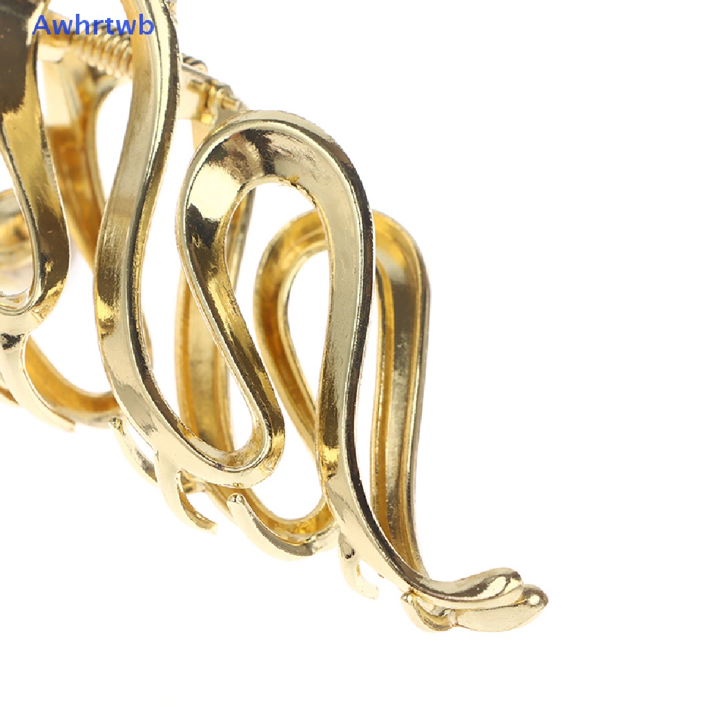 1 Kẹp Tóc Kim Loại Thiết Kế Bất Đối Xứng Thanh Lịch Cho Nữ Mới