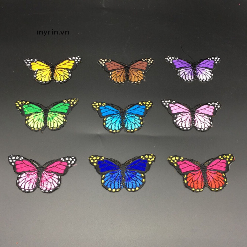 Sticker Ủi Thêu Hình Bươm Bướm