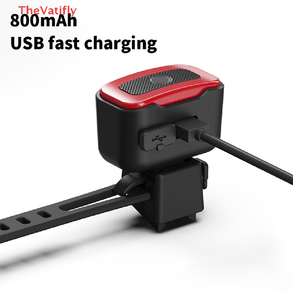 Đèn LED Đuôi Xe Đạp Thông Minh Chống Nước IPX5 Kèm Sạc USB Loại C