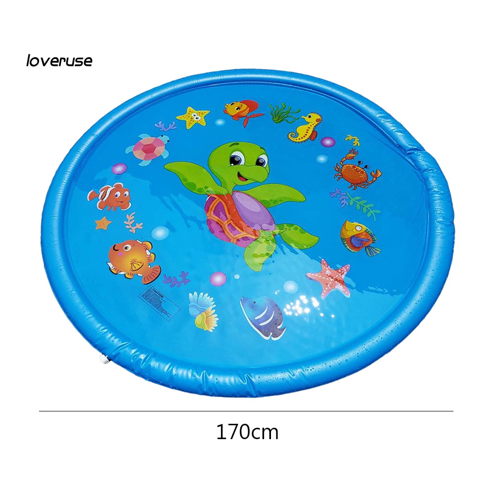 Đệm Nước Bơm Hơi Hình Rùa Biển Cho Bé Chơi Mùa Hè