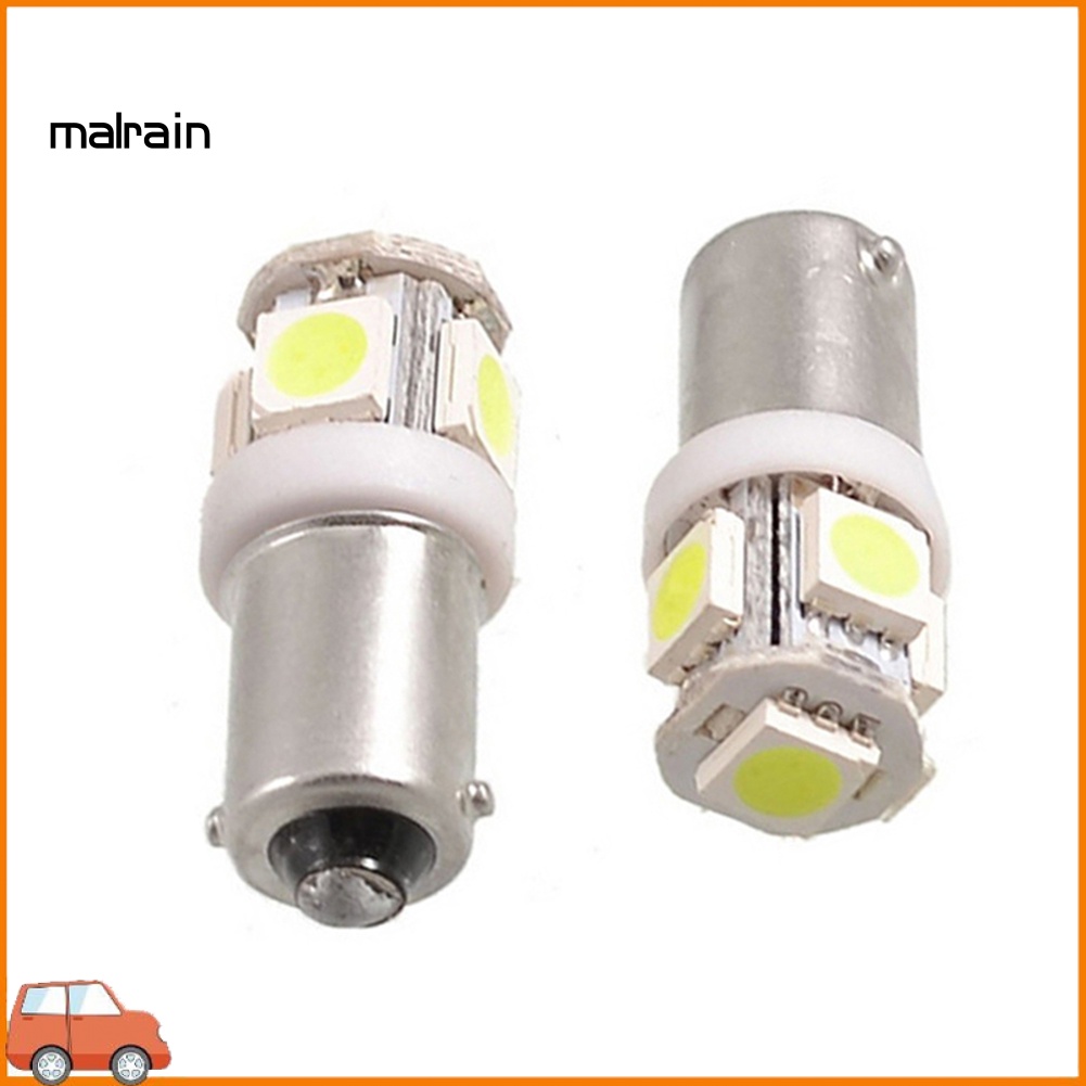 Bộ 2 Đèn LED T11 BA9S Xenon 5050 5SMD T4W H6W Chất Lượng Cao