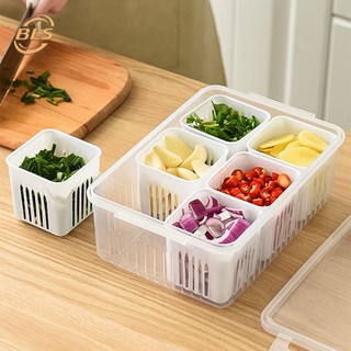 Hộp Đựng Hành Tỏi / Rau Củ Quả Để Tủ Lạnh Thiết Kế Nhỏ Gọn Tiện Dụng Cho Nhà Bếp
