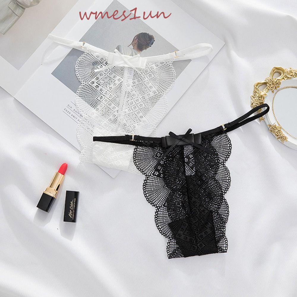 Quần Lót Cotton Phối Ren Mỏng Thoải Mái WMES15H Cho Nữ