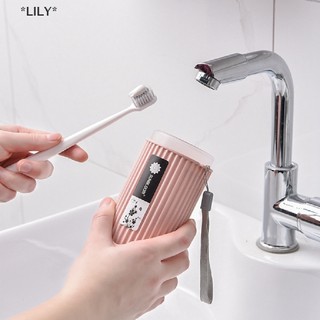 LILY Xách tay kem đánh răng bàn chải đánh răng bảo vệ chủ trường hợp du lịch cắm trại lưu trữ hộp uuu