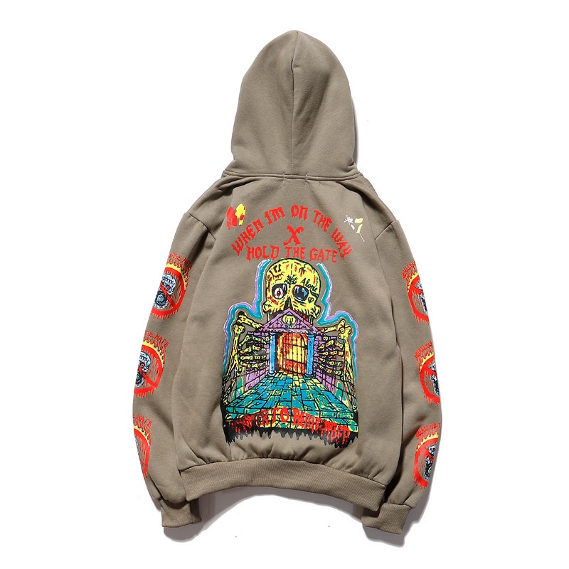 Áo Hoodie Nỉ Dày Chui Đầu Cỡ Lớn In Họa Tiết Graffiti Phong Cách Đường Phố Hip Hop Đường Phố Cho Nam S-5XL 2023
