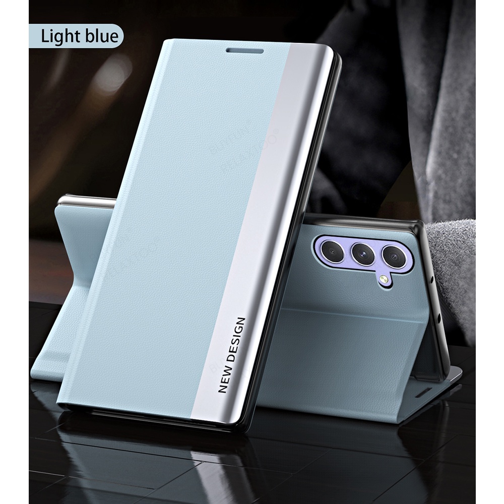 Ốp Lưng Điện Thoại Dạng Ví Da Lật Dành Cho Samsung Galaxy A14 4G A34 A54 5G 2023 Samung A 54 34 14 5G