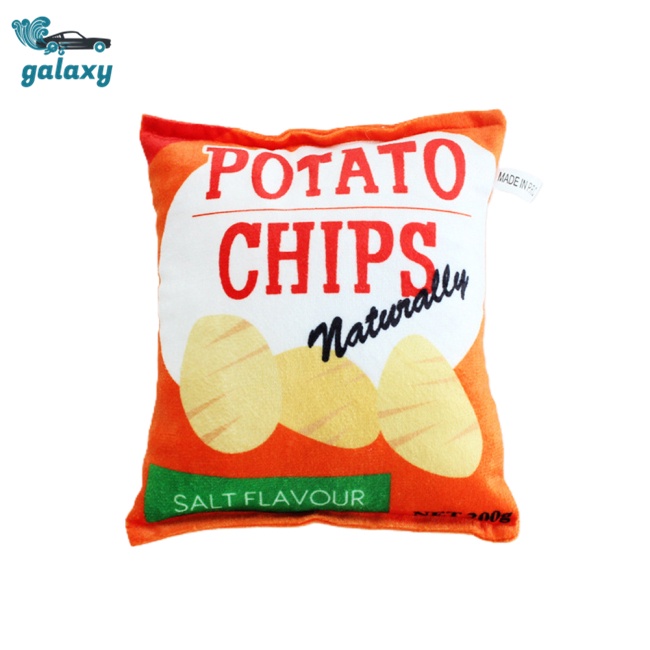 Galaxy Đồ Chơi Nhồi Bông Hình Khoai Tây Chiên Chống Cắn Cho Thú Cưng