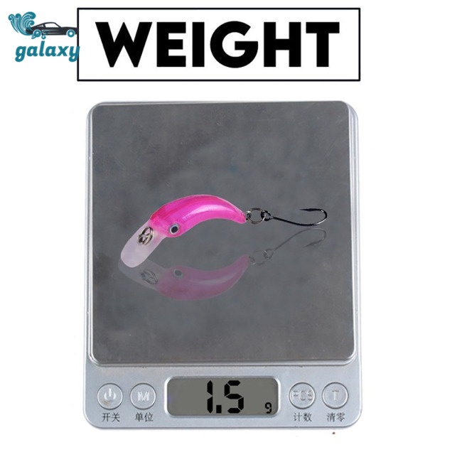 Galaxy Mồi Giả Nhử Cá Hình Nơ Bằng Nhựa Cứng 3.8cm / 1.5g